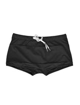 Short tipo bóxer para hombres color negro