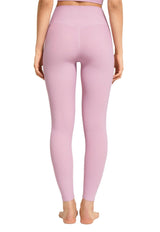 Calza textura lineas rosada