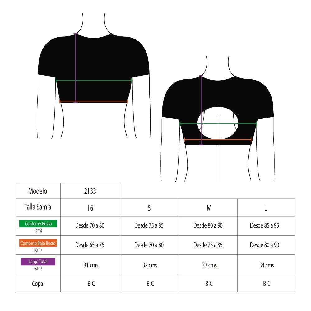 Black crop top bikini