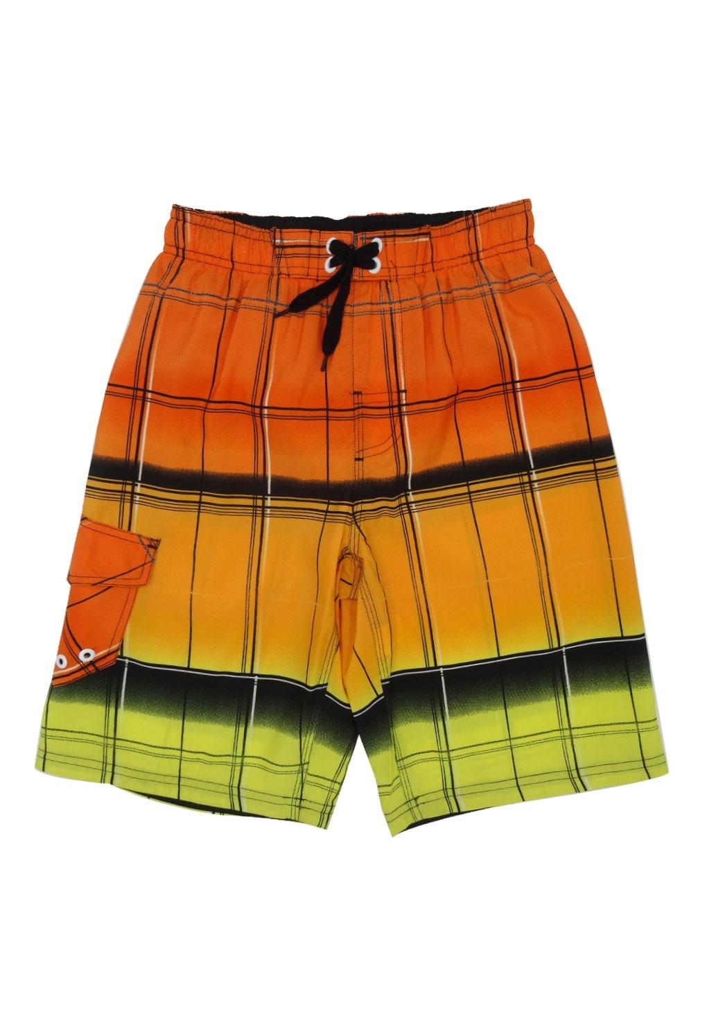 Short bermuda estampado naranja para niño