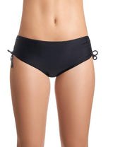 Bikini calzón ajustable caderas negro