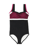 Fuchsia large cup sports swimsuit 