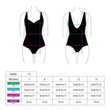 Bright pink ruffled girl's swimsuit