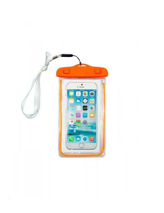 Estuche a prueba de agua naranja