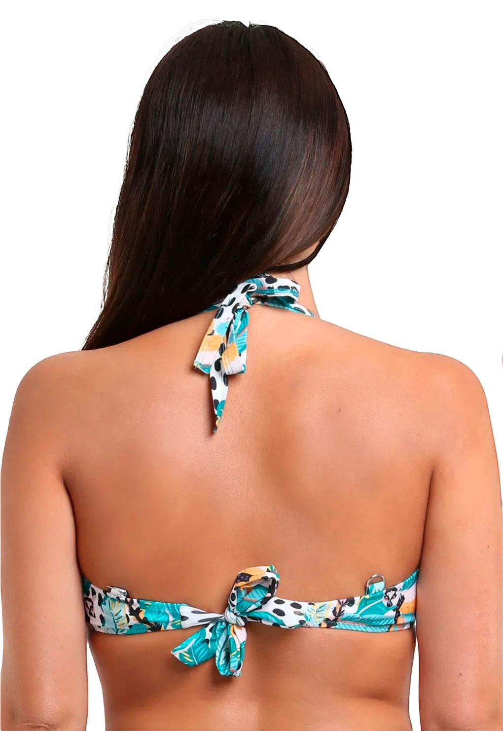 Bikini sostén con copa blanda C-D verde