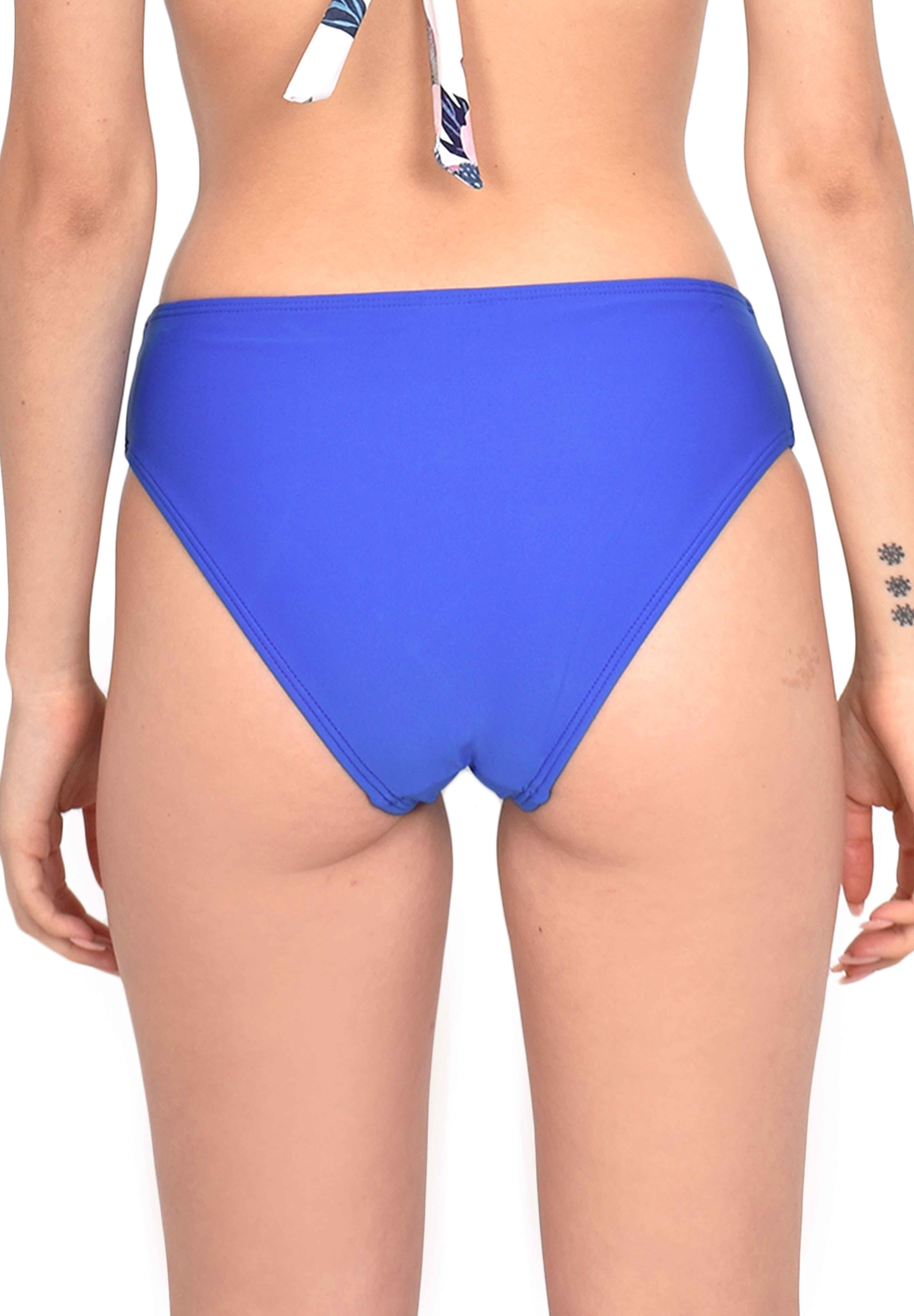 Blue sheer bikini briefs 