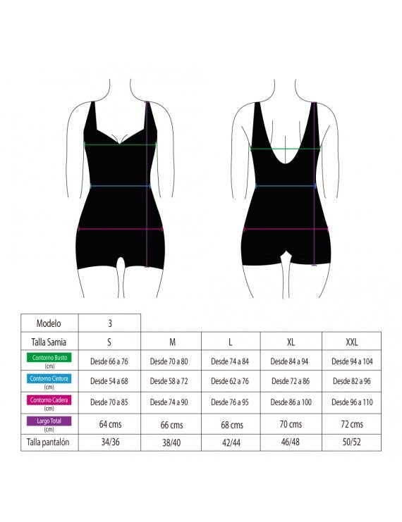 Black mid-calf sports swimsuit 