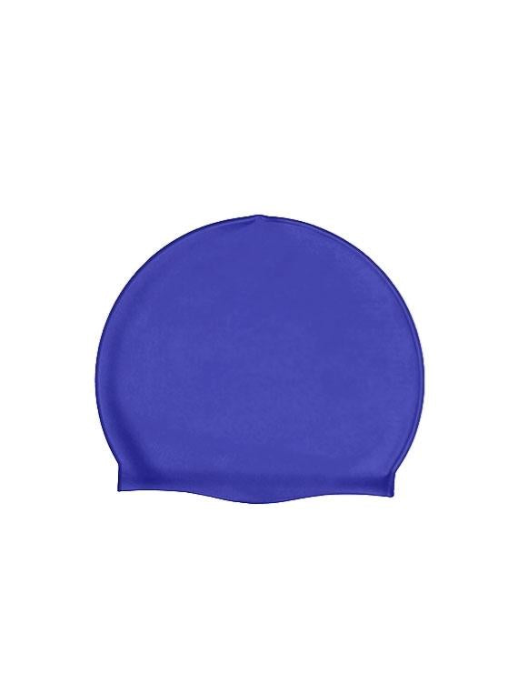 Gorro de natación silicona azul