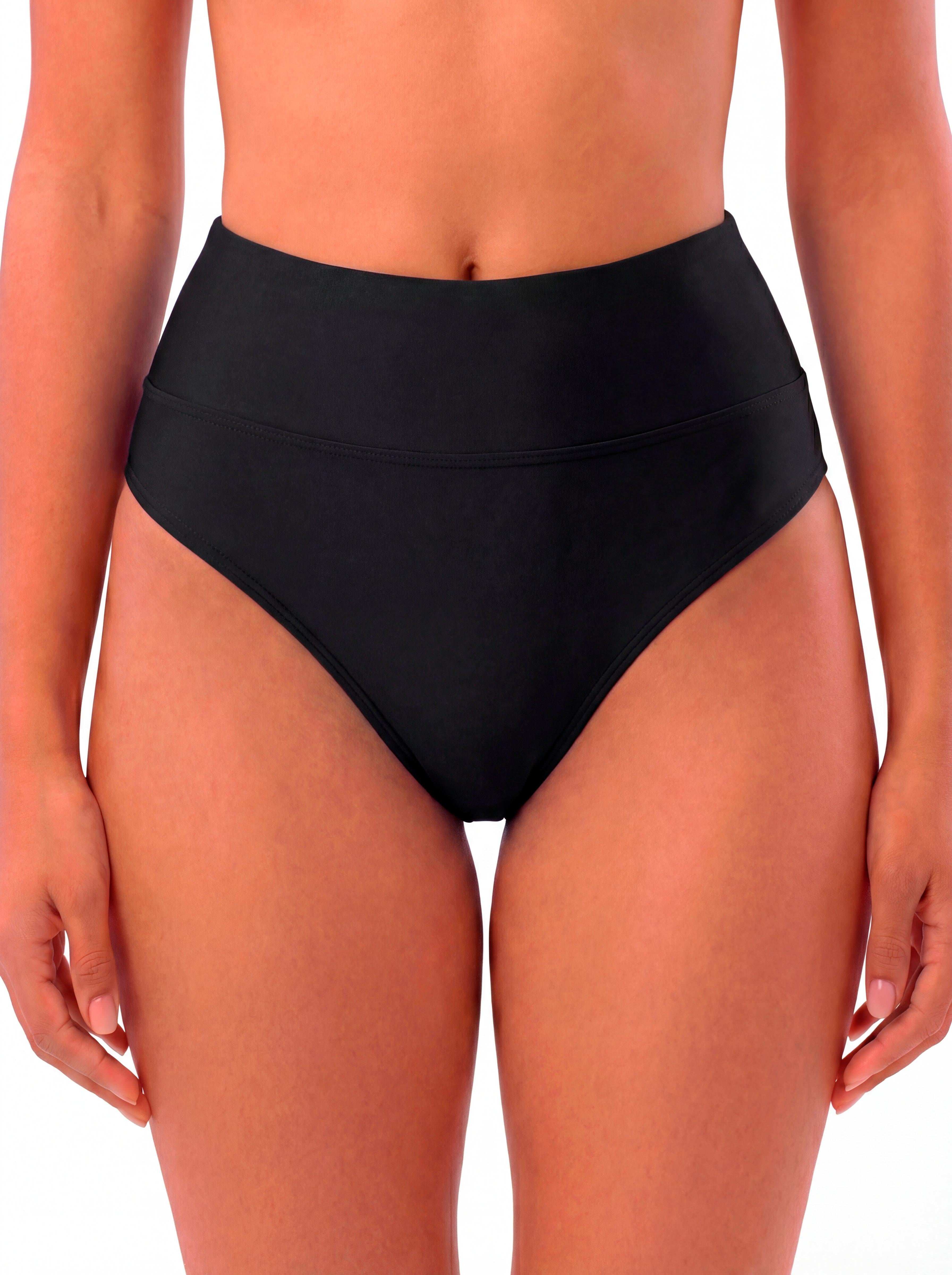 Bikini mujer culote pin up negro