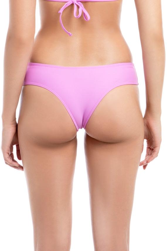 Plain purple culotte bikini