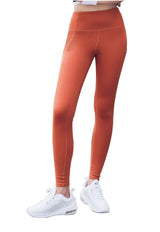 Calza básica con bolsillo naranja