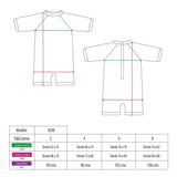 Fuchsia girl's jumpsuit