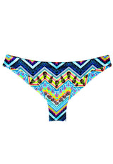 Bikini panties thong invisible seam is blue