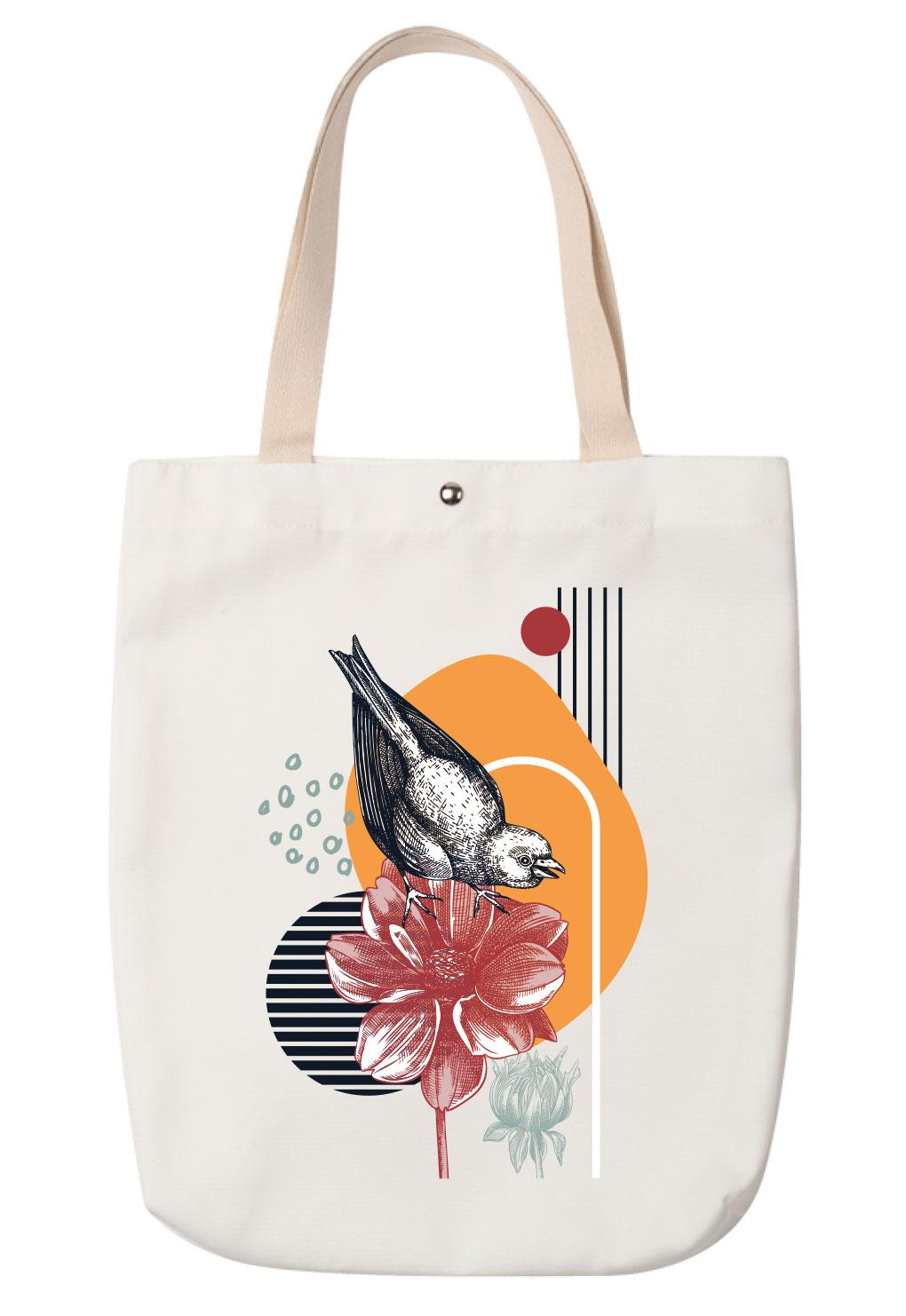 Bolso ecológico pájaro