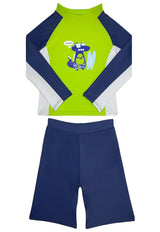 Traje de baño Conjunto niño con filtro UV azul
