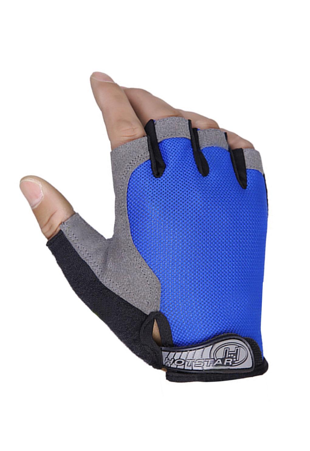 Guantes deportivos azul