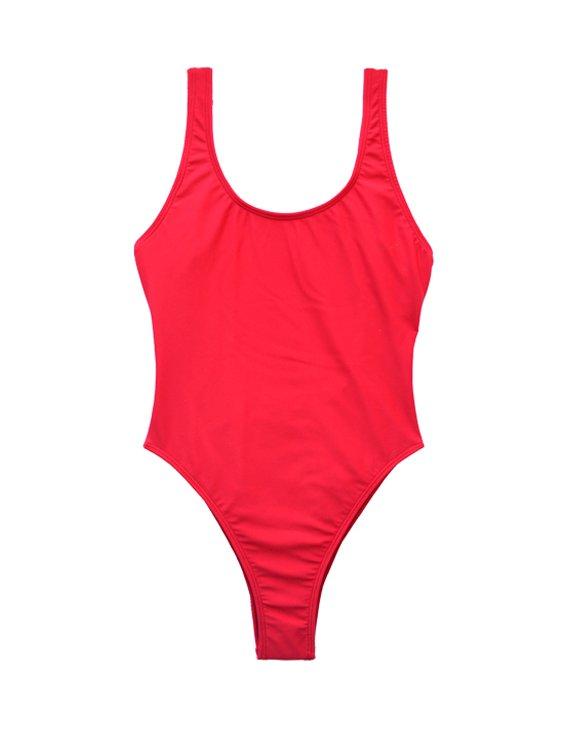 Enterito baywatch color rojo