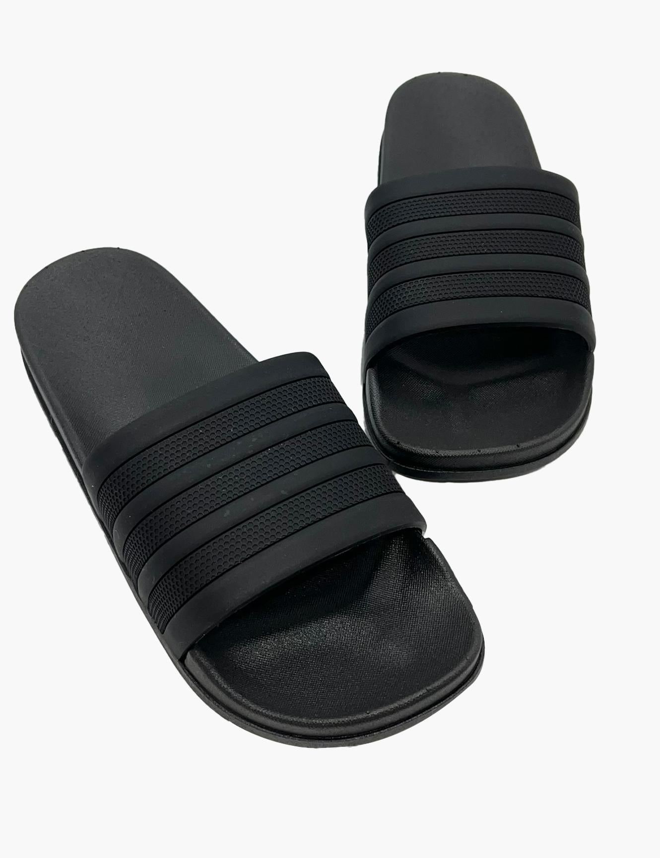 Sandalias mujer goma negras