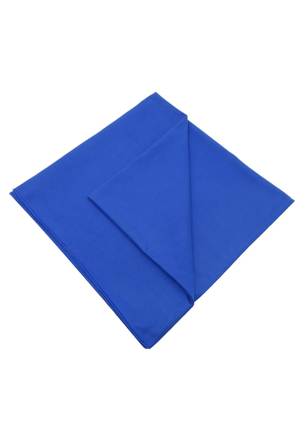 Toalla de microfibra secado rápido mediana azul