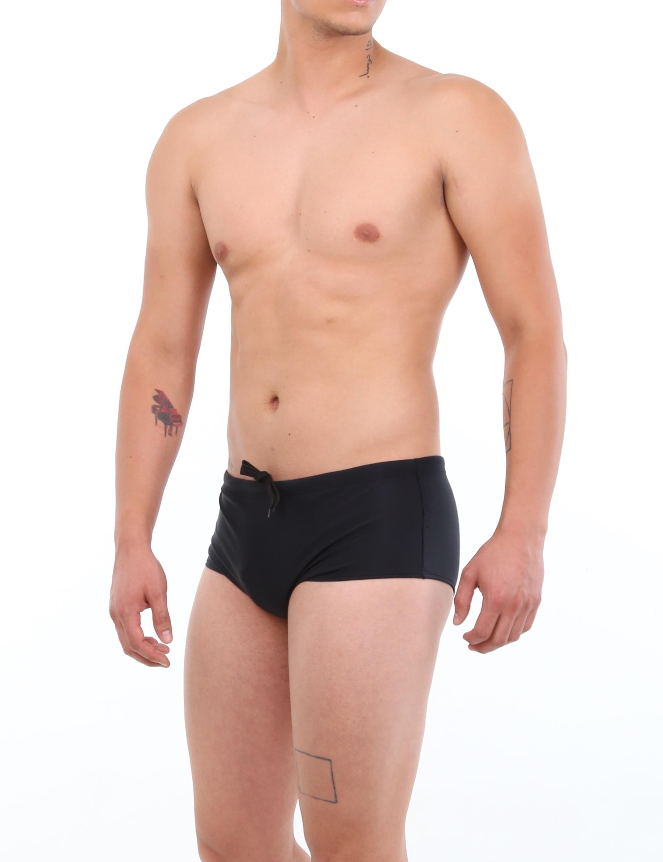 Black men's swimsuit