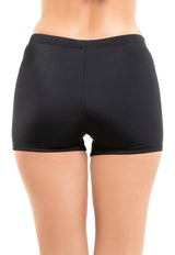 Black lycra bikini shorts