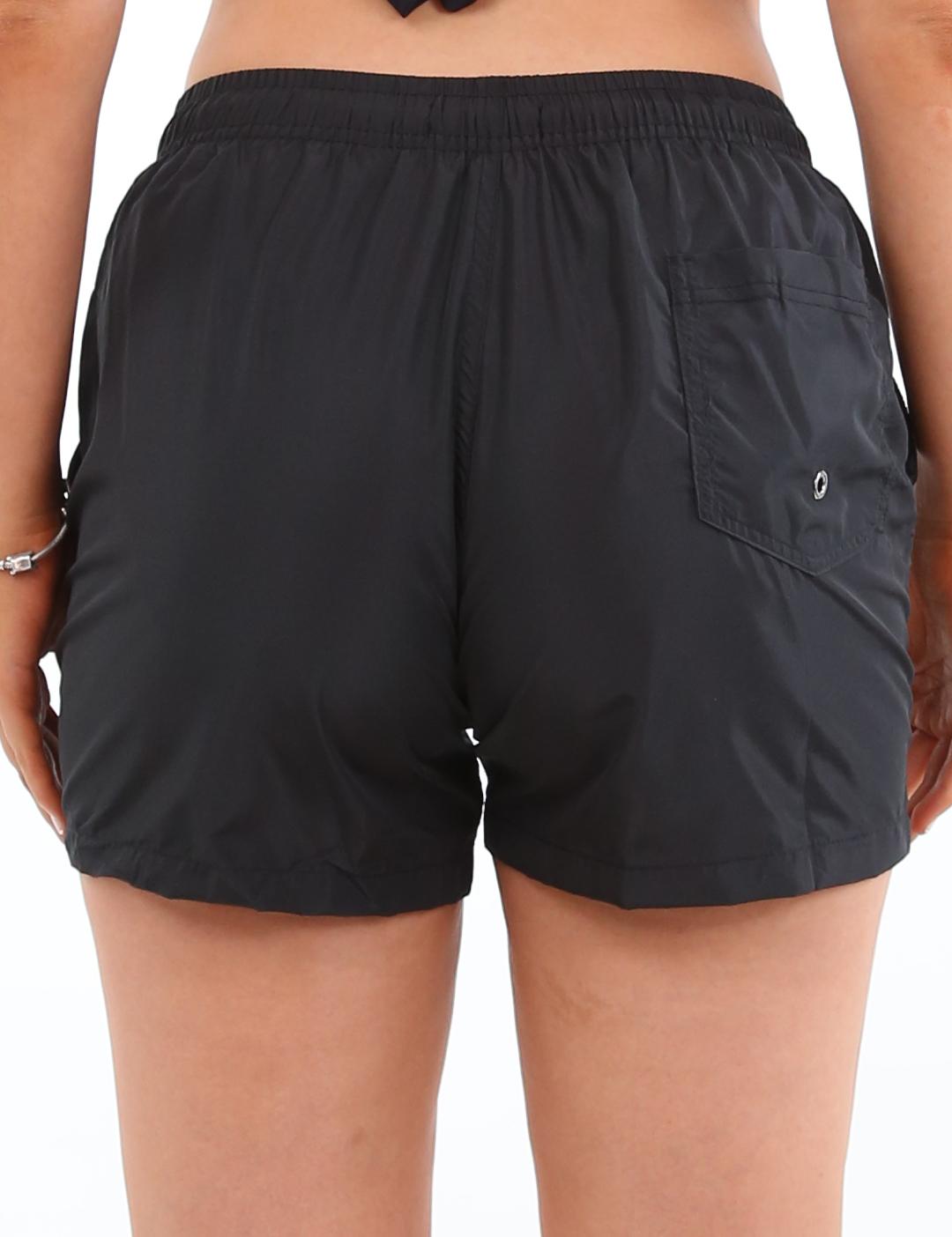 Black short swimsuit