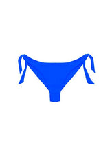 Bikini calzón tanga con amarras color azul