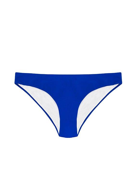 Bikini calzón clásico con pinza azul