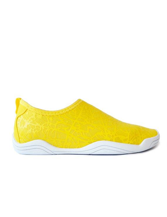 Zapatillas de spandex para mujer amarillo