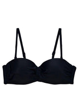 Bikini tiras removibles strapless color negro