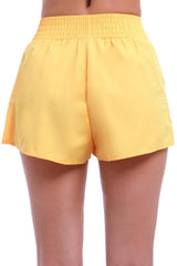Short de playa secado rapido amarillo