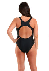 Traje de baño deportivo clásico color negro