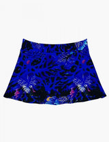 Blue print skirt bikini briefs 