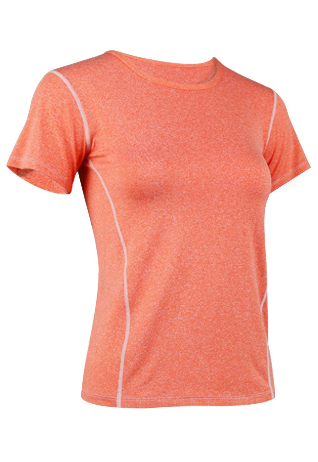 Polera deportiva básica naranja