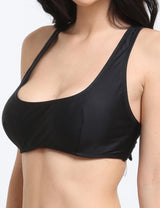Bikini básico copa C negro