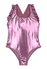 Enterito con vuelos de niña lila brillante