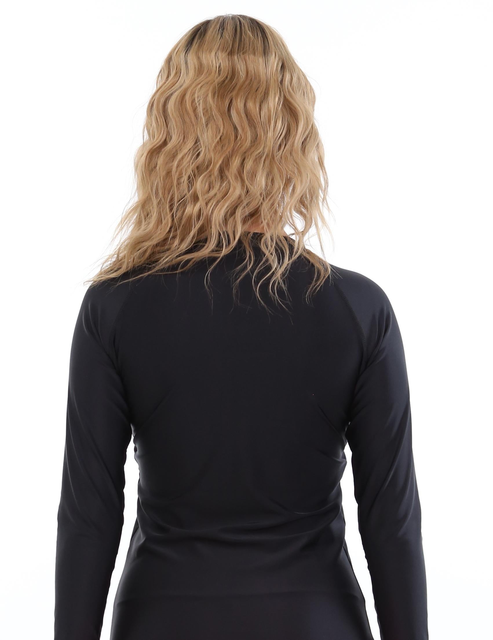 Polera mujer protección UV negro