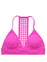 Bikini sostén con espalda calada fucsia