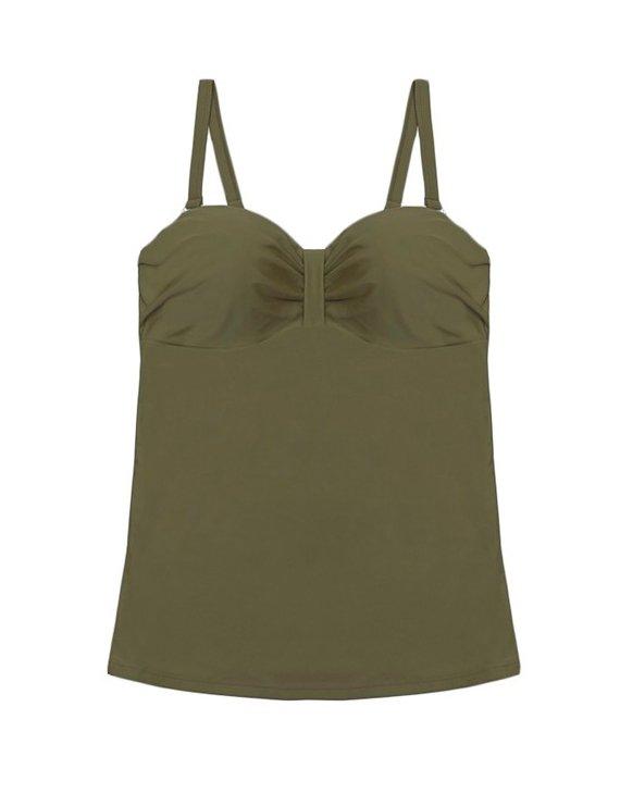 Tankini with beard and green padding