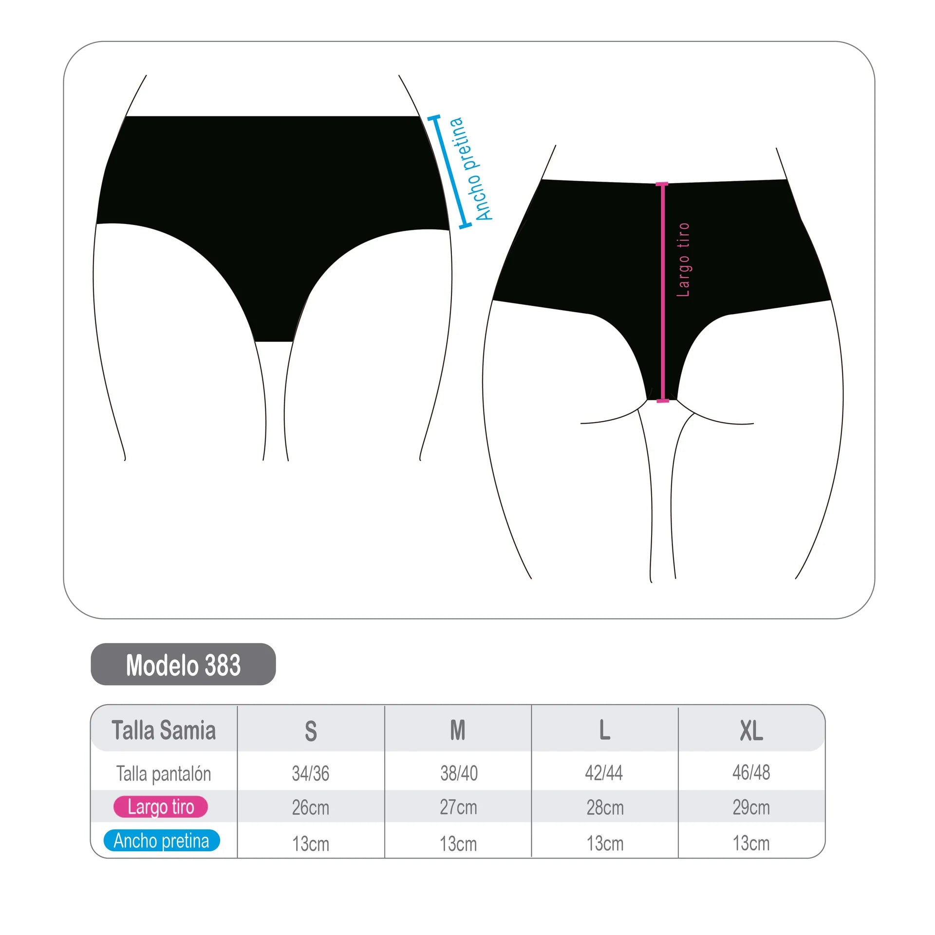 Bikini pin up reversible negro