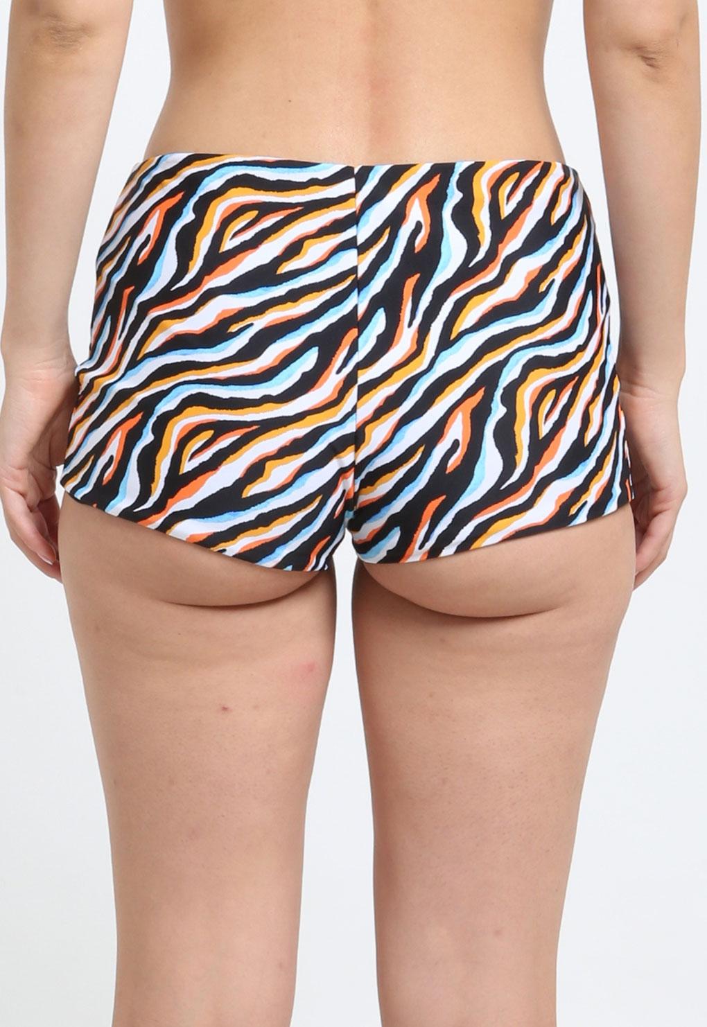 Youth animal print hot pant bikini