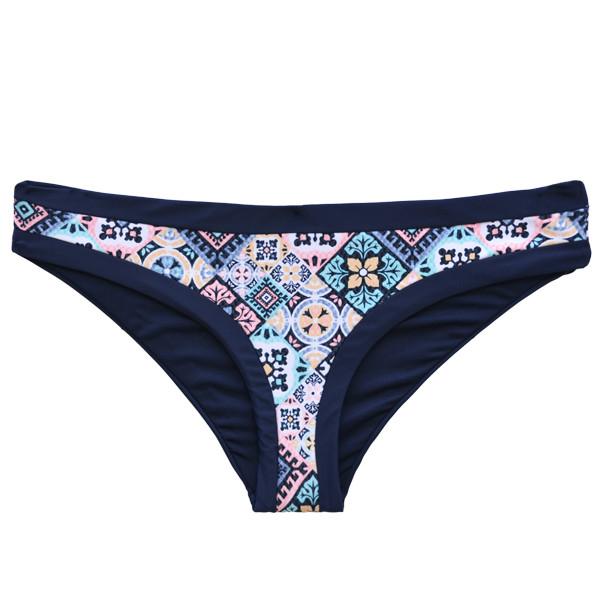 Classic blue print bikini briefs