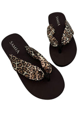Sandalias mujer estampado leopardo