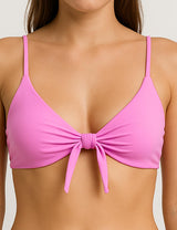 Bikini triangulo con nudo lila