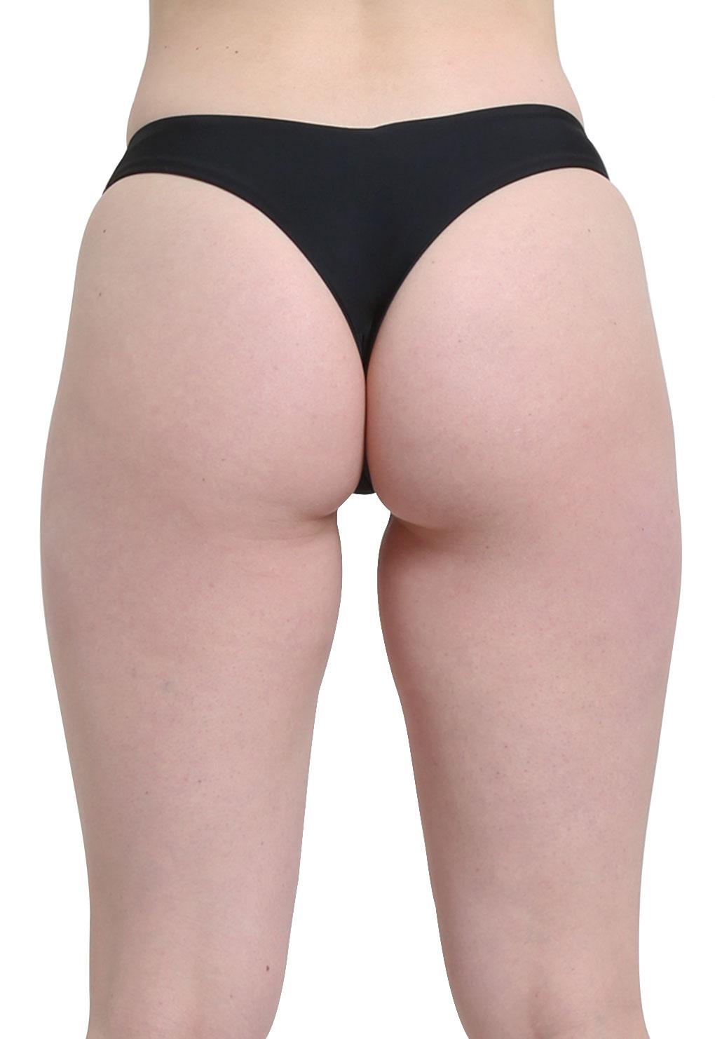 Bikini tanga cadera alta negro