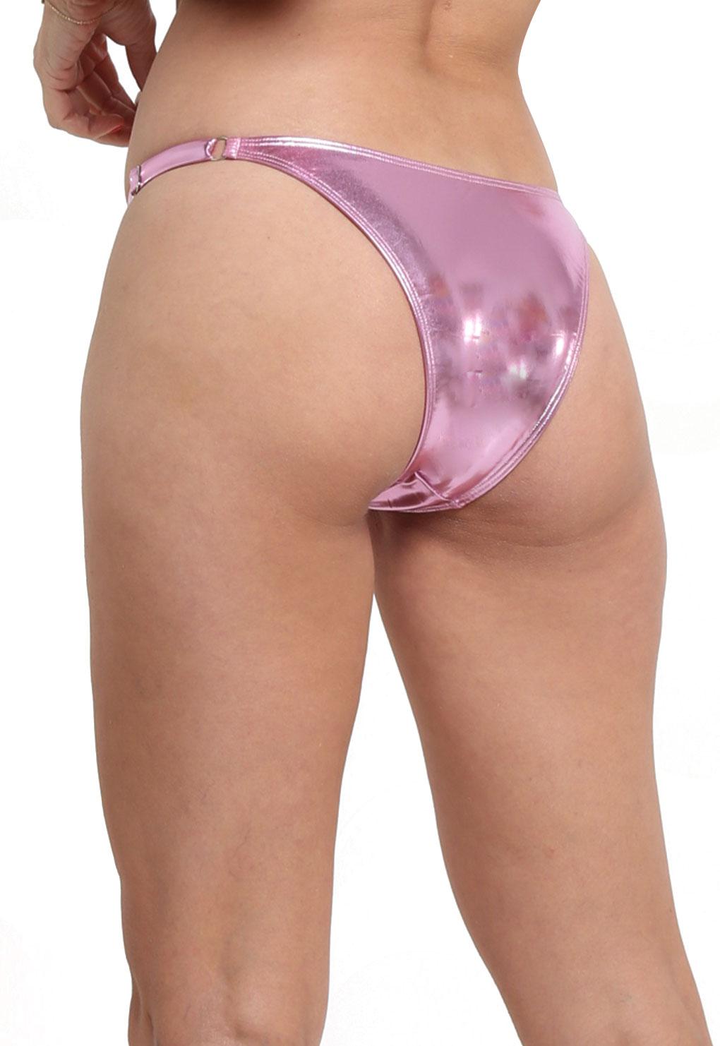 Tanga costados ajustables lila brillante