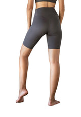 Calza Biker Efecto Push Up Gris Azulado