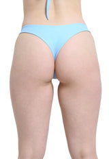 Bikini culote sin costura celeste