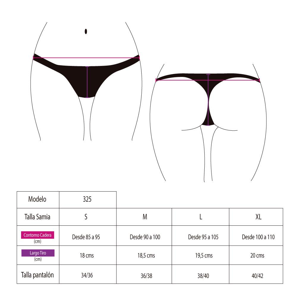 Bikini culote sin costura celeste