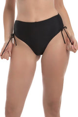 Bikini calzón cadera ajustable negro
